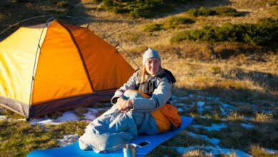 Winter Outdoor Schlafsack (depositphotos.com)