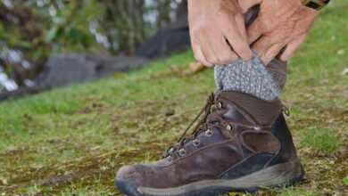 Wandersocken aus Merinowolle (depositphotos.com)