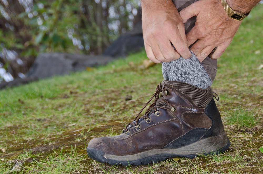 Wandersocken aus Merinowolle (depositphotos.com)